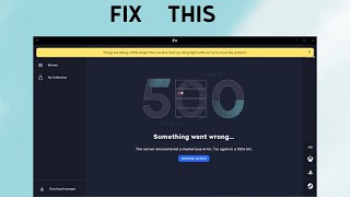 How to Fix Somethings wet wrong in EA App