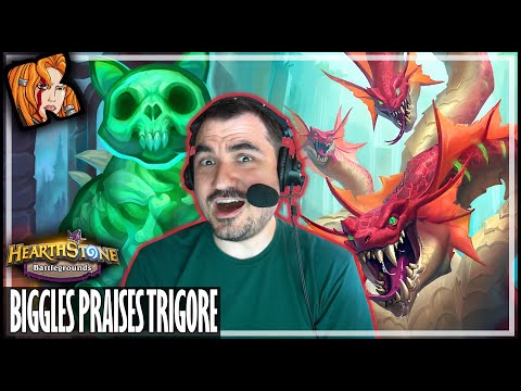 BIGGLES PRAISES TRIGORE! - Hearthstone Battlegrounds