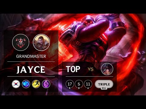 Jayce Top vs Akali - KR Grandmaster Patch 9.8