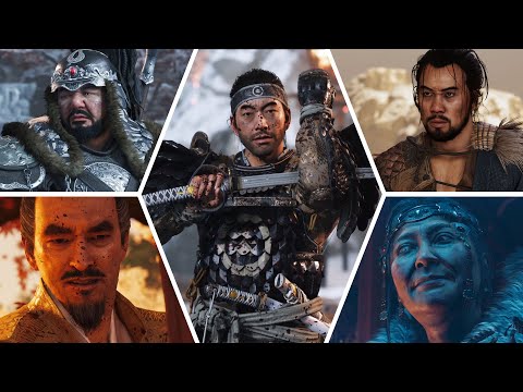 All Bosses and Endings /with Japanese Dub - Ghost of Tsushima DIRECTOR'S CUT