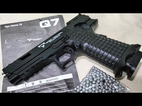 Q7 (TARAN TACTICAL COMBAT MASTER 2011) Spring Type Airsoft Pistol Review