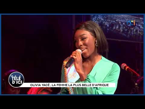 Olivia Yacé chante et danse sur la scène de La Télé d'Ici