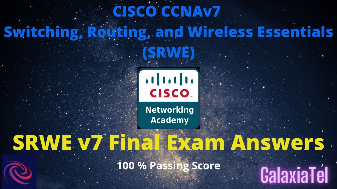 CCNA 2 v7.0 Final Exam Answers Full – Switching, Routing and Wireless Essentials