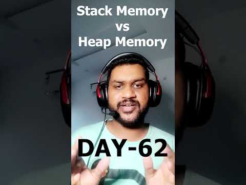 What is difference between Stack memory and Heap memory? #java #interview #interviewtips
