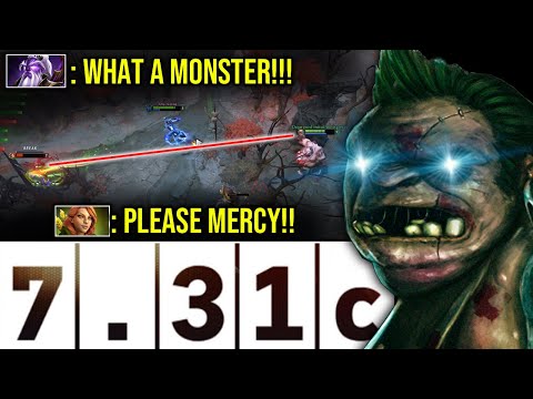 FIRST MONSTER HOOKS LEVEL IN 7.31C - This is the Pudge after getting Buffed from Valve!!