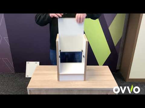 Small Storage Cabinet Assembled Tool-Free | OVVO