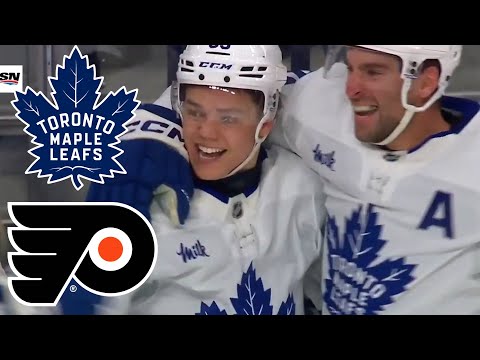 Toronto Maple Leafs vs Philadelphia Flyers November 1 25 w/Superbman