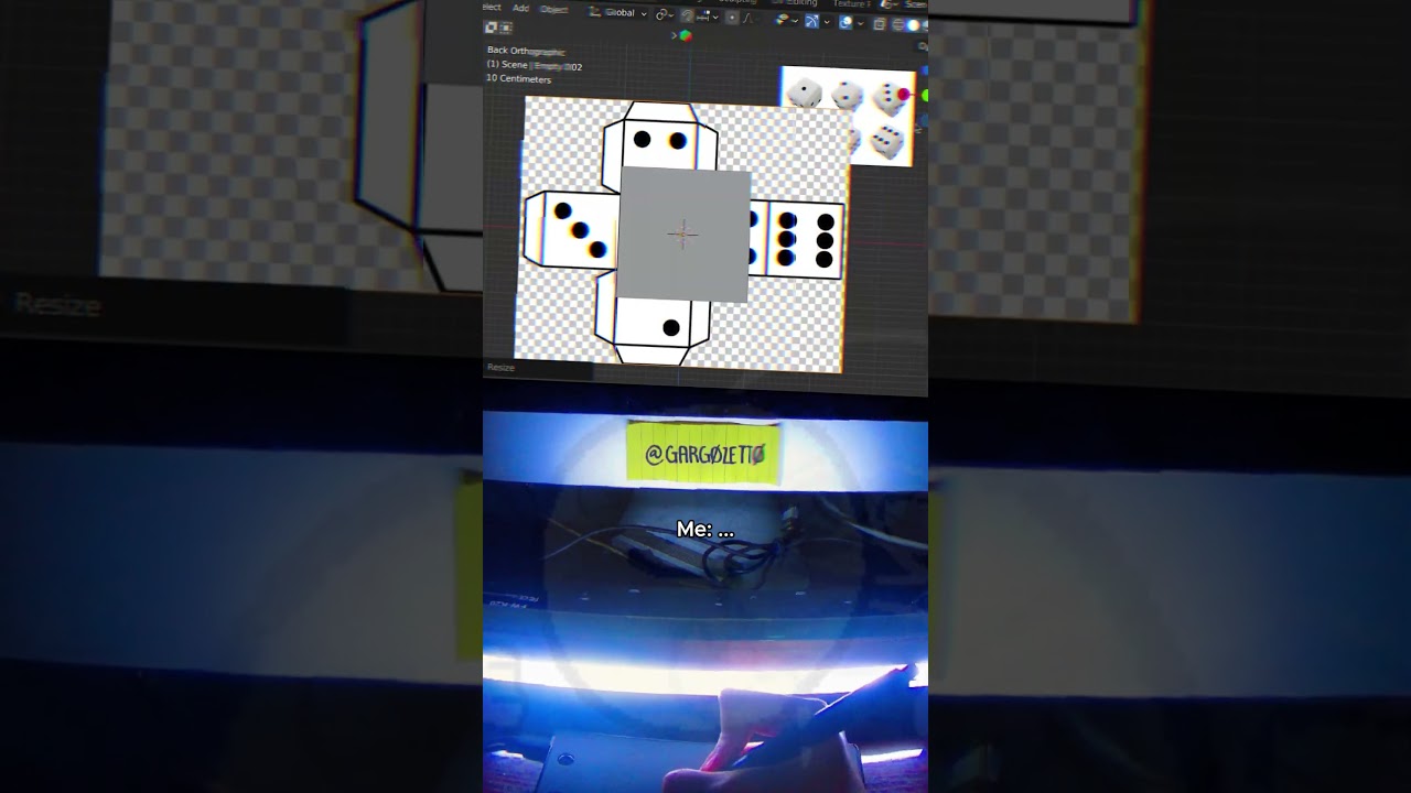 Dice Vector 3D GFX Commission || Blender (DO NOT REPOST OR REUSE MY WORK)