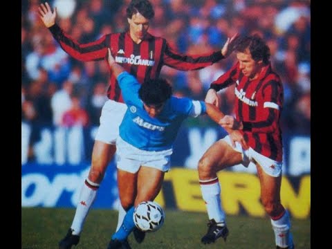 NAPOLI-MILAN 4-1 Serie A 88-89 7' Giornata