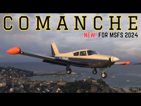 NEW A2A Simulations Piper Comanche 250 for MSFS2024 Review Flight Microsoft Flight Simulator 2024 4K