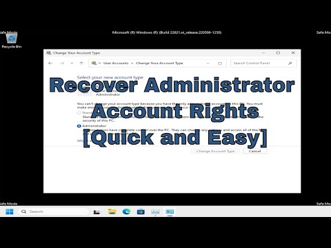How To Recover Administrator Account in Windows 11/10 [Solution]