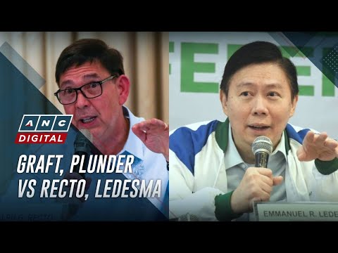 Graft, plunder raps filed vs Recto, Ledesma over P60-B PhilHealth fund transfer | ANC