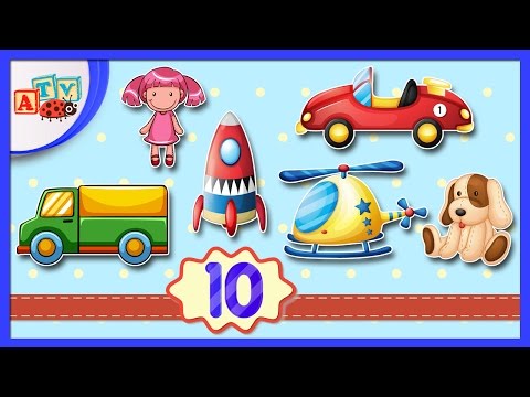 Invatam cu Micuta Lea - Numaram pana la 10 Masini Avioane Camioane