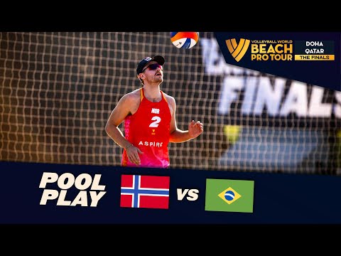Mol, A./Sørum, C. vs. Evandro/Arthur - Pool Play Highlights | Doha Finals 2024 #BeachProTour