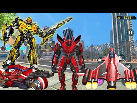 Optimus Prime Multiple Transformation Jet  Robot Car Games Unlocked Level #10 - Android Gameplay FHD