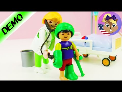 PLAYMOBIL Doctor with Child! Addition set for PLAYMOBIL CHILDREN'S HOSPITAL! Demo