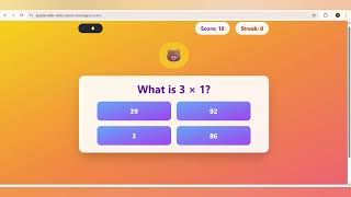 Table Master Jr — math made fun ➕