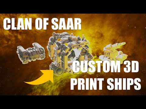 CUSTOM FACTION SHIPS for Twilight Imperium - Clan of Saar