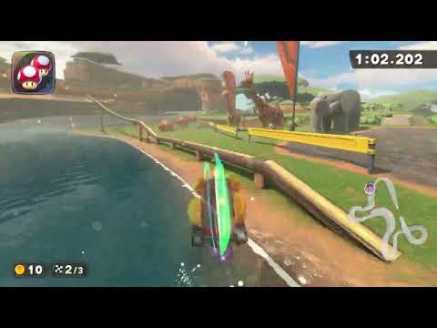 Faraway Oasis - 1:59.267 - James (Mario Kart World world record)