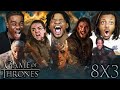 THE LONG NIGHT IS HERE GAME OF THRONES GROUP REACTION 8x3