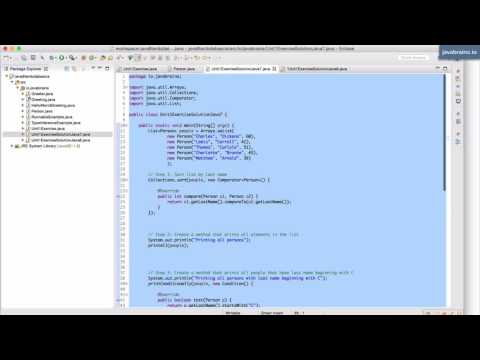 Java 8 Lambda Basics 14 - Lambda Exercise Solution