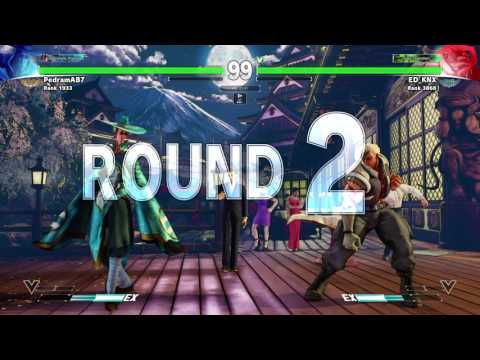 SFV Ranked Match - PedramAB7 (F.A.N.G) vs ED_KNX (Nash)