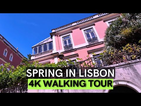Discover the Hidden Gems of Principe Real Lisbon | 4K Walking Tour