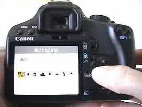 Canon XSi Controls