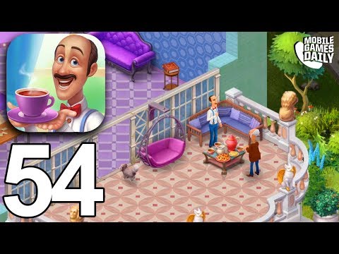 HOMESCAPES Story Walkthrough Gameplay Part 54 - Party Room (iOS Android)