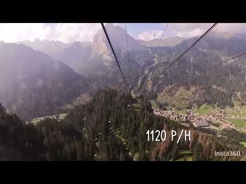 DISCESA INTEGRALE ESTIVA DEL FUNIFOR ALBA - COL DEI ROSSI