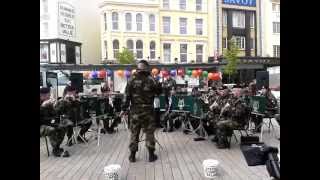 Irish Defense Forces Band in Cork City