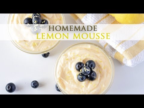 Easy Recipe for Homemade Lemon Mousse