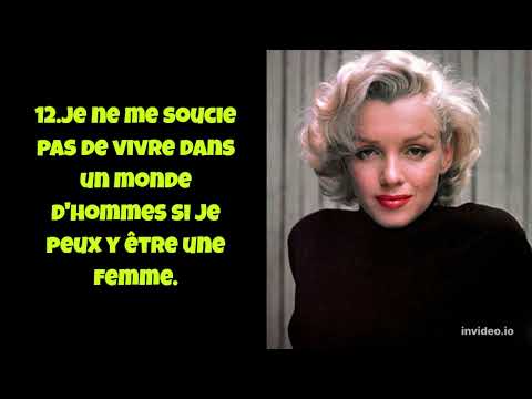 Les 20 meilleures citations de Marilyn Monroe pour vivre la plus belle histoire d'amour #marrilyn