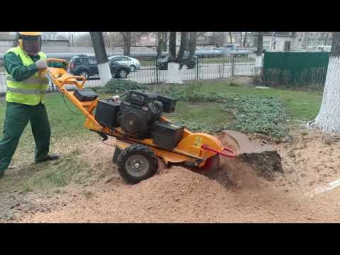 фото удаление пней, измельчение пней, дробление пней 0