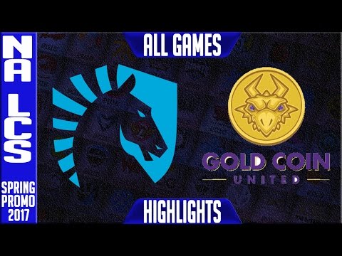 Liquid vs Gold Coin United Highligths All Games - 2017 NA LCS Summer Promotion - TL vs GCU