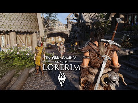 ULTRA Modded Skyrim Remake 2025 | LoreRim (4000+ MODS)