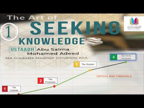 01 (Presentation) The Art of Seeking Knowledge || Ustaadh Abu Salma Mohamed Aideed