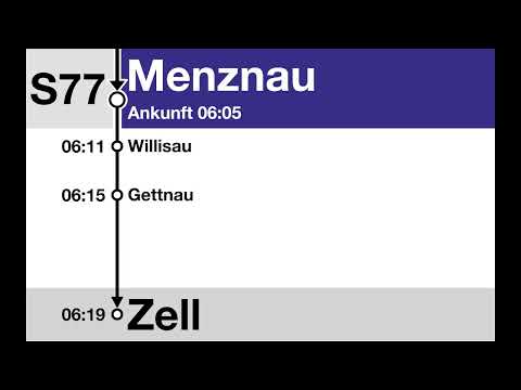 BLS Ansagen • S77 (HVZ) • Wolhusen – Zell LU