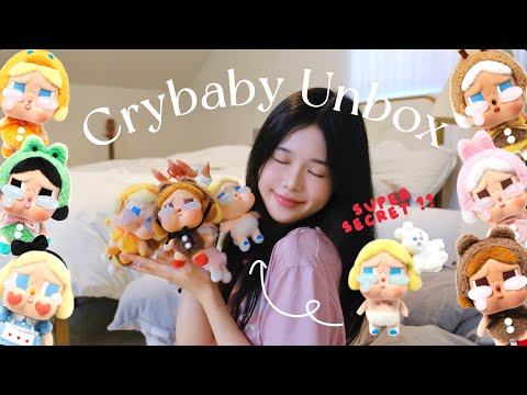 Unboxing Crybaby Crying Again Series by POPMART 🎀 I PULLED THE SUPER SECRET!! ✨😭