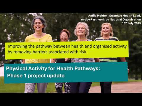 RCGP masterclass: Physical activity: how to create effective health pathways