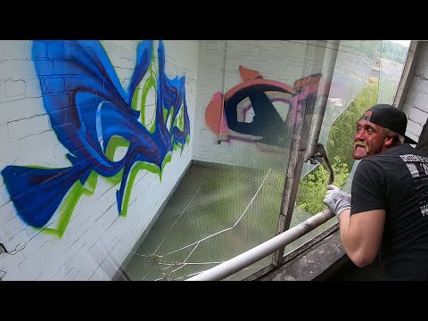 Abandoned place | graffiti Goke & QeR