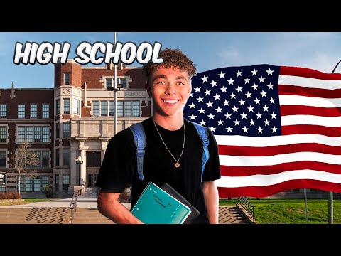 COMO É A FAMOSA HIGH SCHOOL DOS ESTADOS UNIDOS?!😬🇺🇸