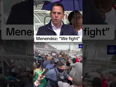 Video | Dems react to arrest of Newark mayor at ICE detention center