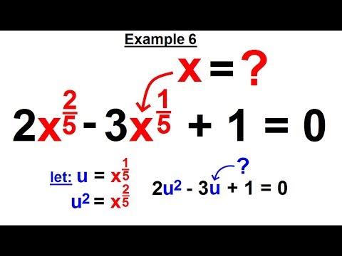 Algebra Ch 28 Quadratic Equation Special Types 1 of 8 Introduction