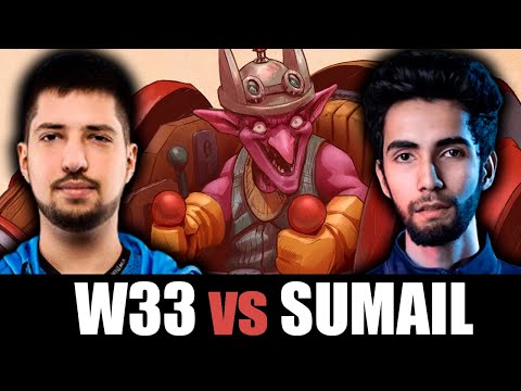 W33 vs SUMAIL MID - Intense Game with Legendary Timber vs New Meta Tusk MID!!