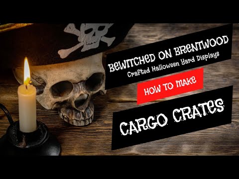 How To Make Cargo Crate Props.