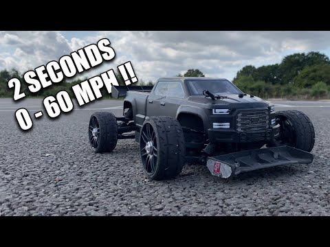 Worlds QUICKEST Arrma Big Rock: 0 - 60 MPH in 2 Seconds.