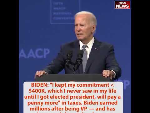 Biden 'bring rents down,' then forgets what he's talking about; started out at Delaware an HBCU