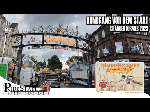 Cranger Kirmes 2023 - Rundgang vor dem Start des größten Volksfest in NRW | POV