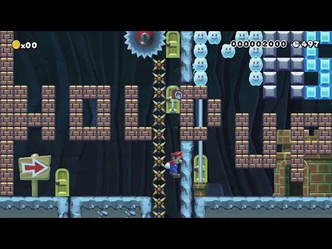 Hold Up ↑ And Do Not Move! 2019! by ★♪Spark2♪★ - Super Mario Maker - No Commentary 1bo